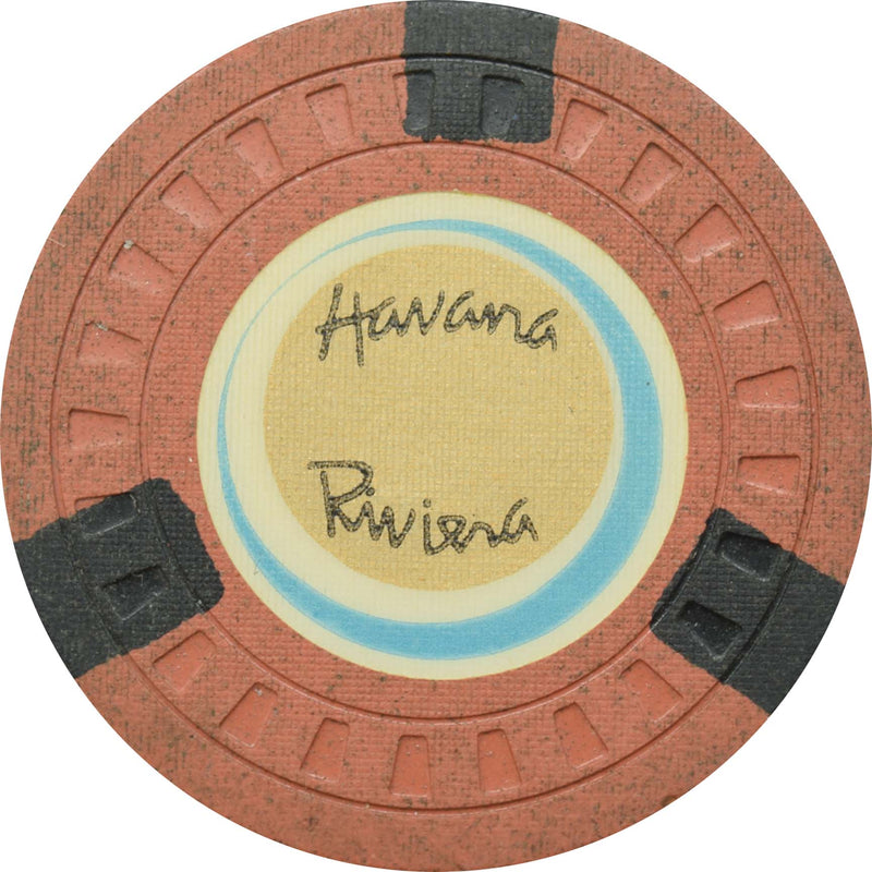 Havana Riviera Casino Havana Cuba Rust Chip