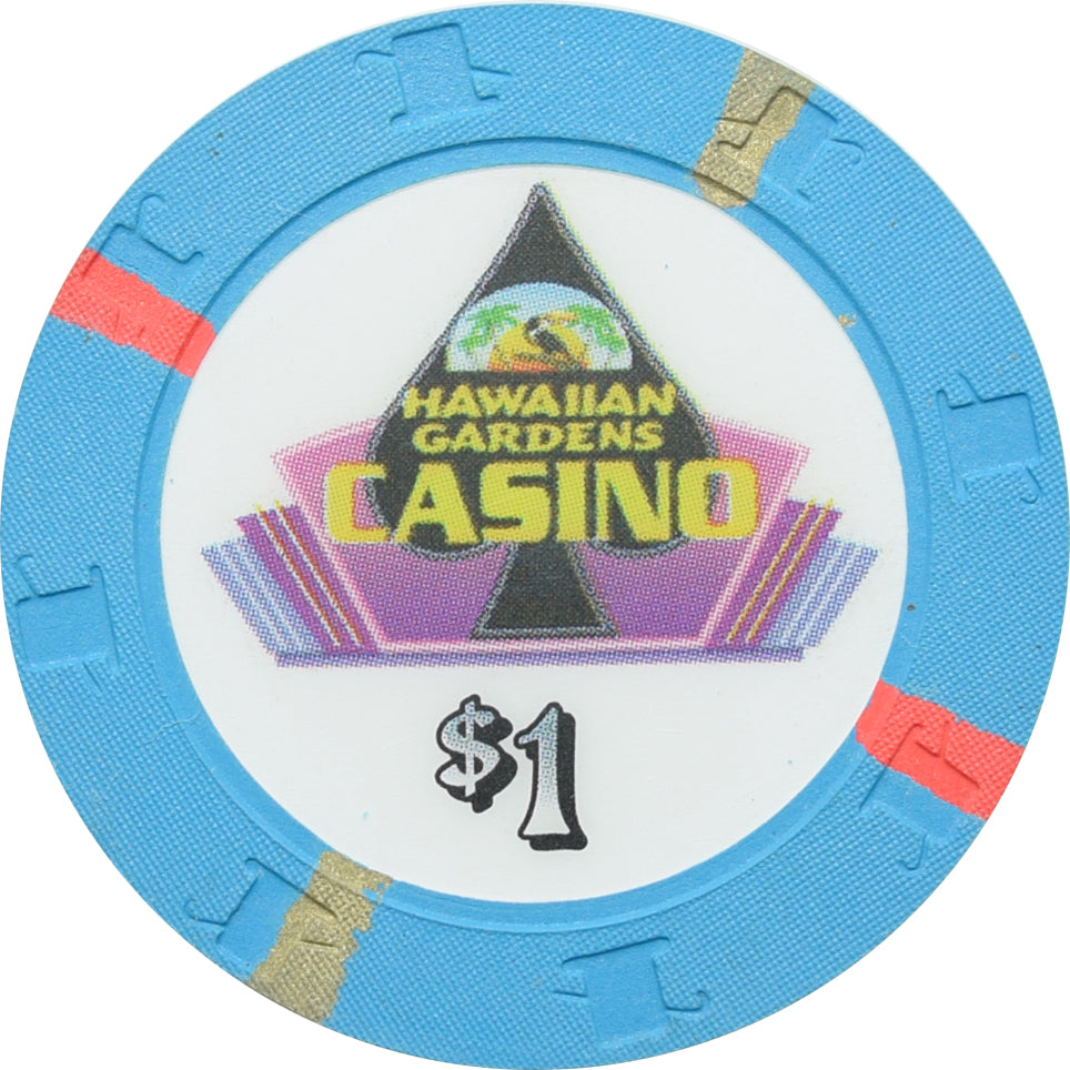 Hawaiian Gardens Casino Hawaiian Gardens California $1 Chip