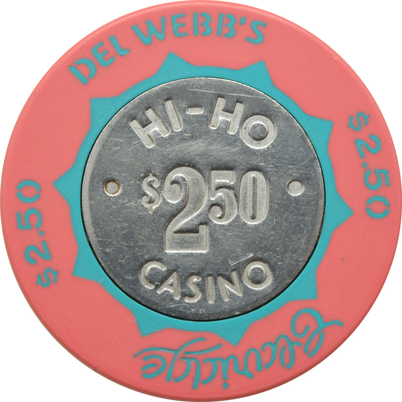 Hi-Ho Claridge Casino Atlantic City New Jersey $2.50 Chip