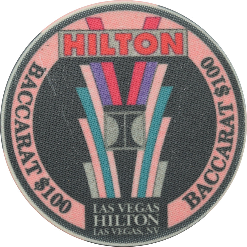 Las Vegas Hilton Casino Las Vegas Nevada $100 Baccarat 43mm Chip 1993