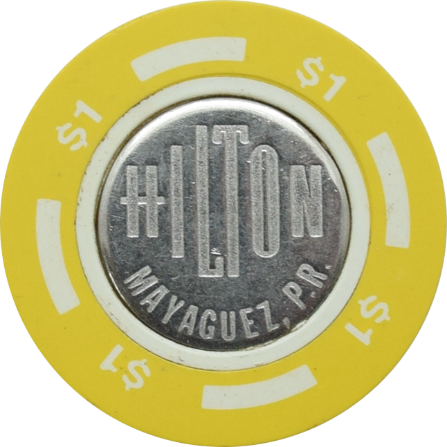 Hilton Casino Mayaguez Puerto Rico $1 Chip