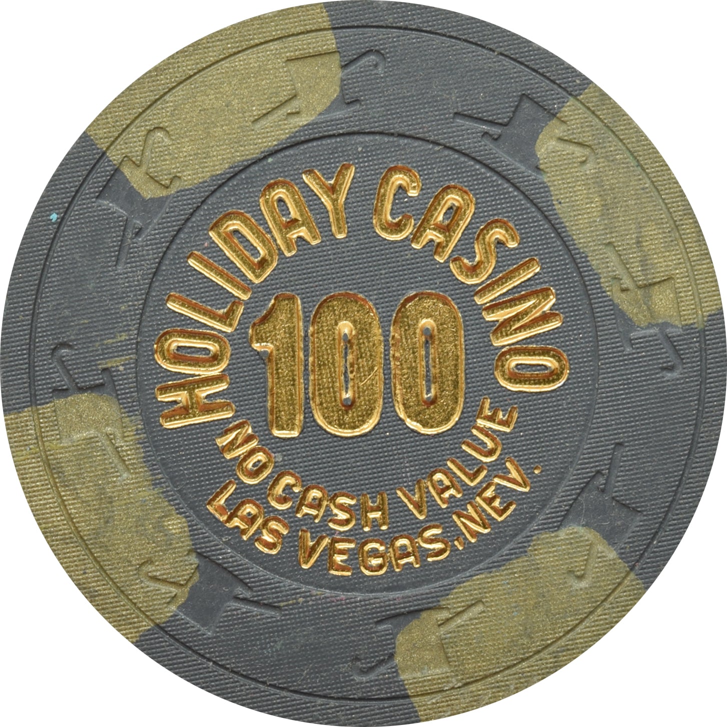 Holiday Casino Las Vegas Nevada $100 NCV Chip 1980s