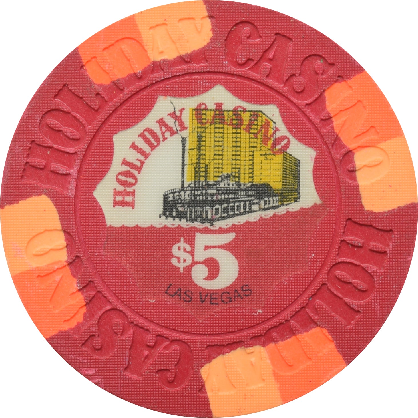 Holiday Casino Las Vegas Nevada $5 Chip 1980s