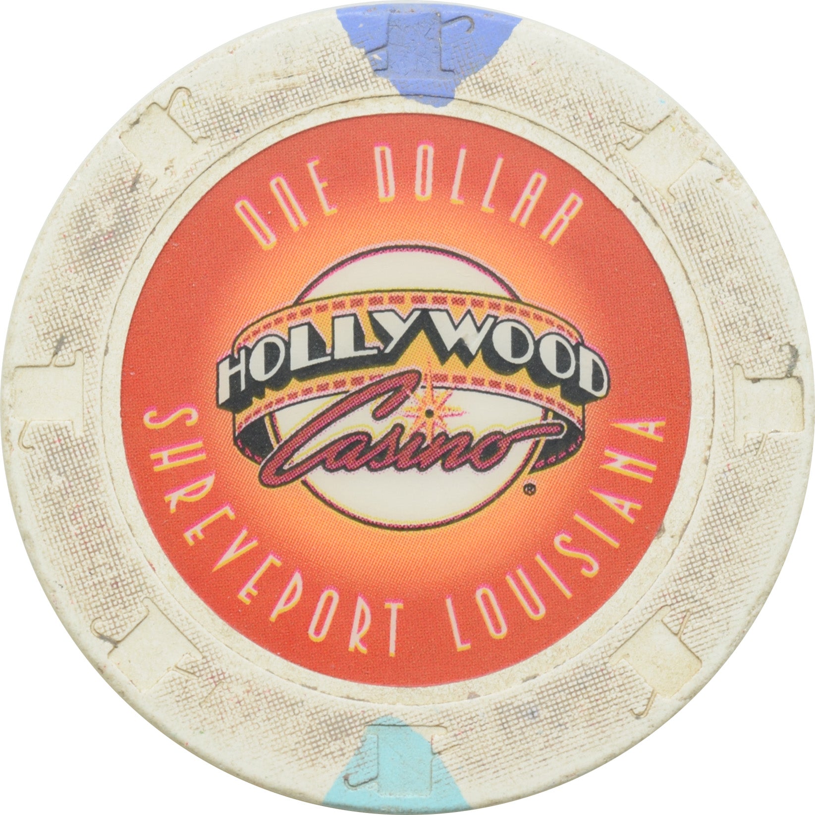 Hollywood Casino Shreveport Louisiana $1 Chip