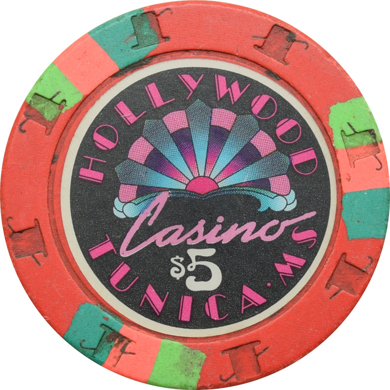 Hollywood Casino Tunica Mississippi $5 Chip