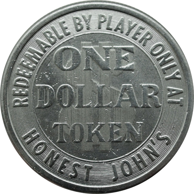 Honest John's Casino Las Vegas NV $1 Token 1965