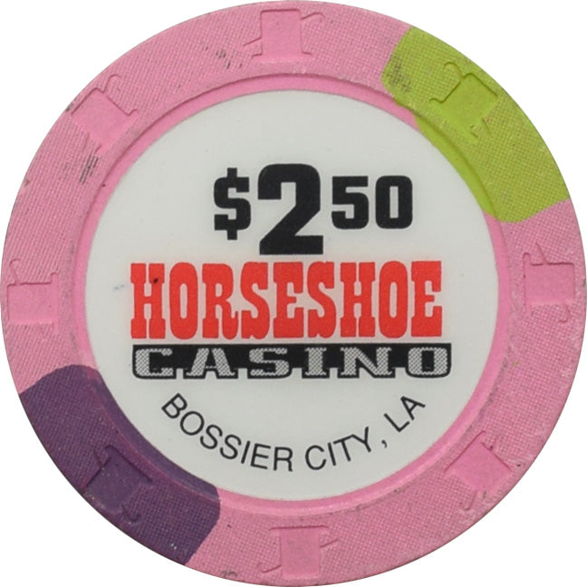 Horseshoe Casino Bossier City Louisiana $2.50 Chip