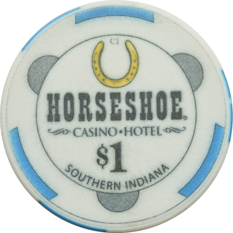 Horseshoe Southern Indiana Casino Elizabeth Indiana $1 Chip