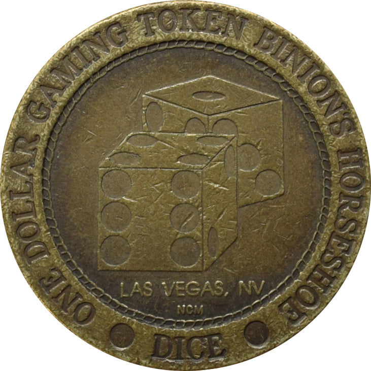 Horseshoe Club Casino $1 Token Las Vegas 1990