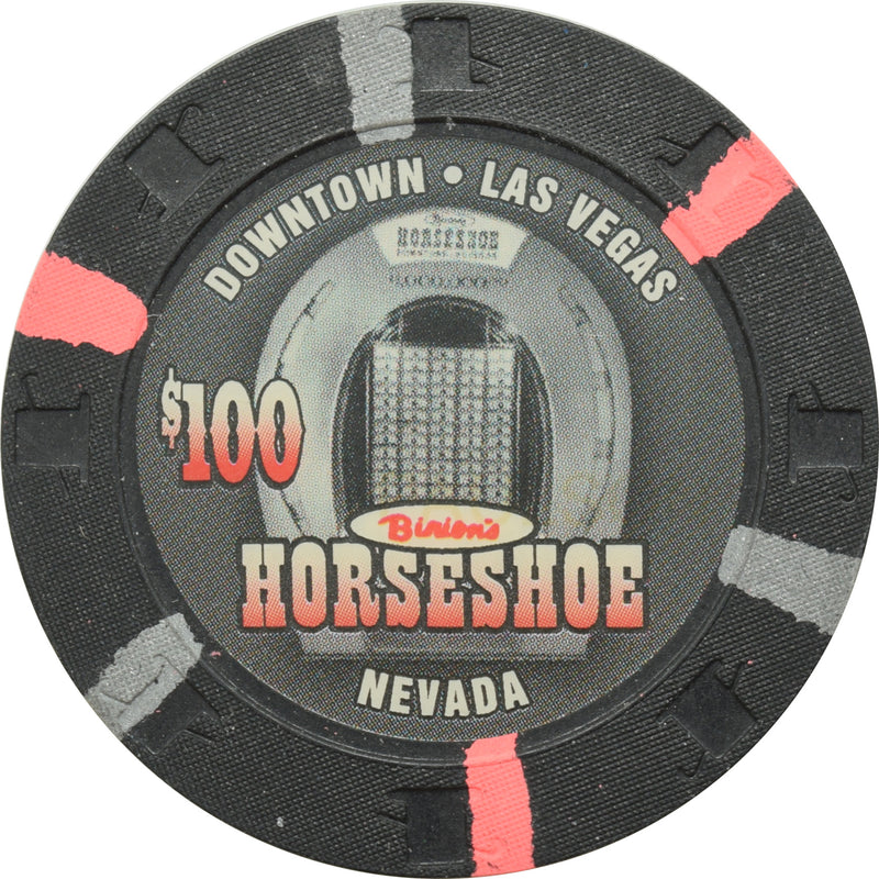 Horseshoe Club Casino Las Vegas Nevada $100 Chip 2004