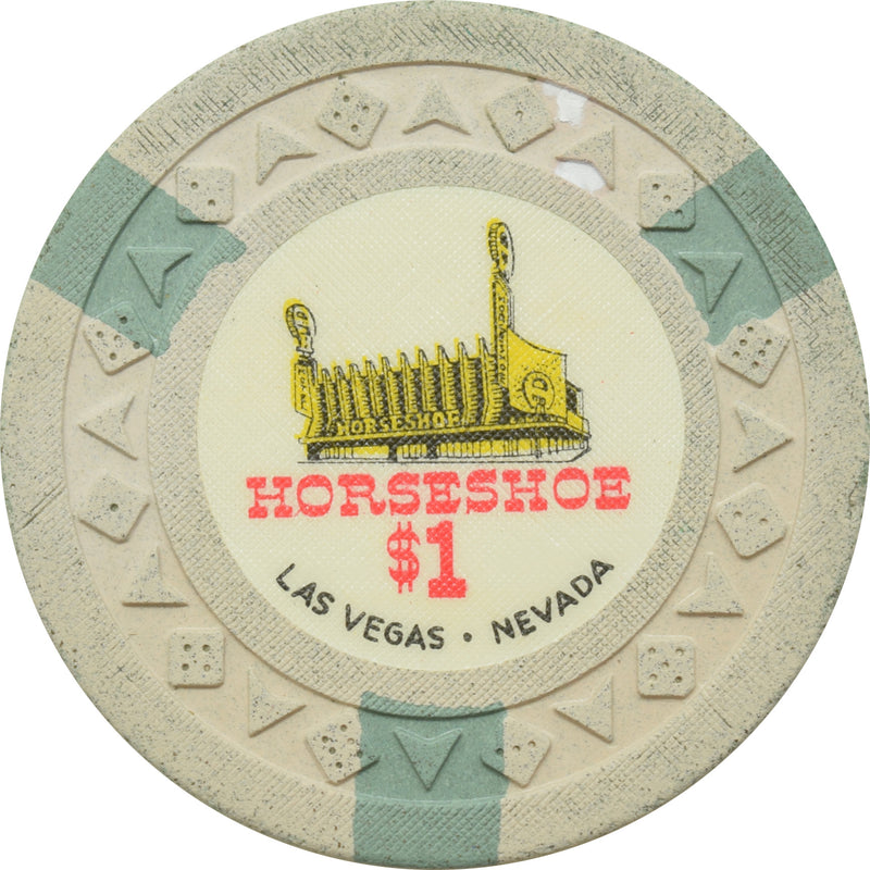 Horseshoe Club Casino Las Vegas Nevada $1 Chip 1962