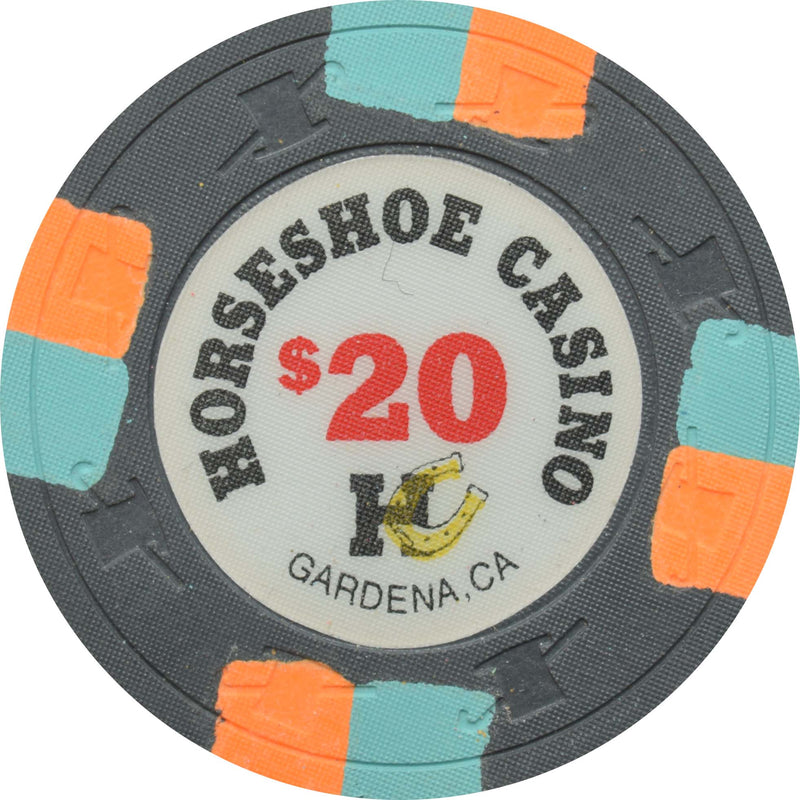 Horseshoe Casino Gardena California $20 Chip Paulson Fantasy