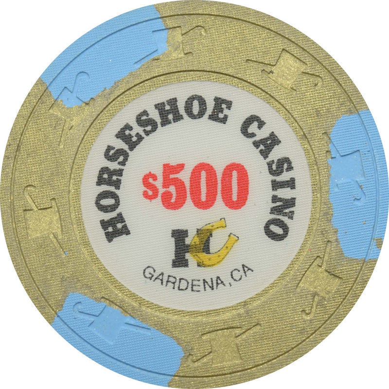 Horseshoe Casino Gardena California $500 Chip Paulson Fantasy