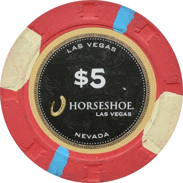 Horseshoe Casino Las Vegas Nevada $5 Chip 2022