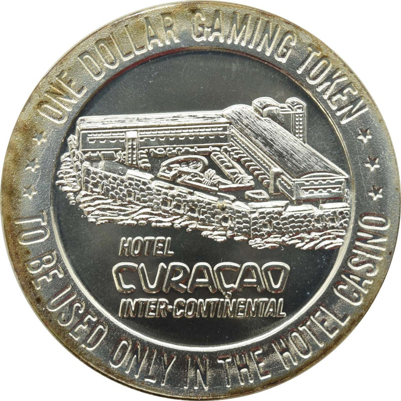 Hotel Curacao Inter-Continental Casino Willemstad $1 Token