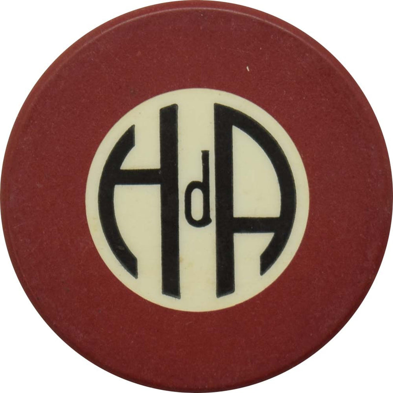 HdA (Hotel del Artistica) Casino Habana Cuba Red C&S Chip