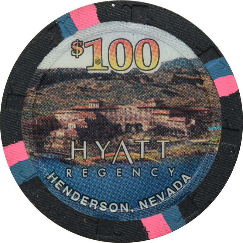 Hyatt Regency Casino Henderson Nevada $100 Chip 1999