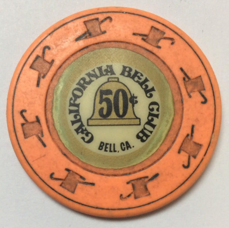 California Bell Club Casino 50cent Chip