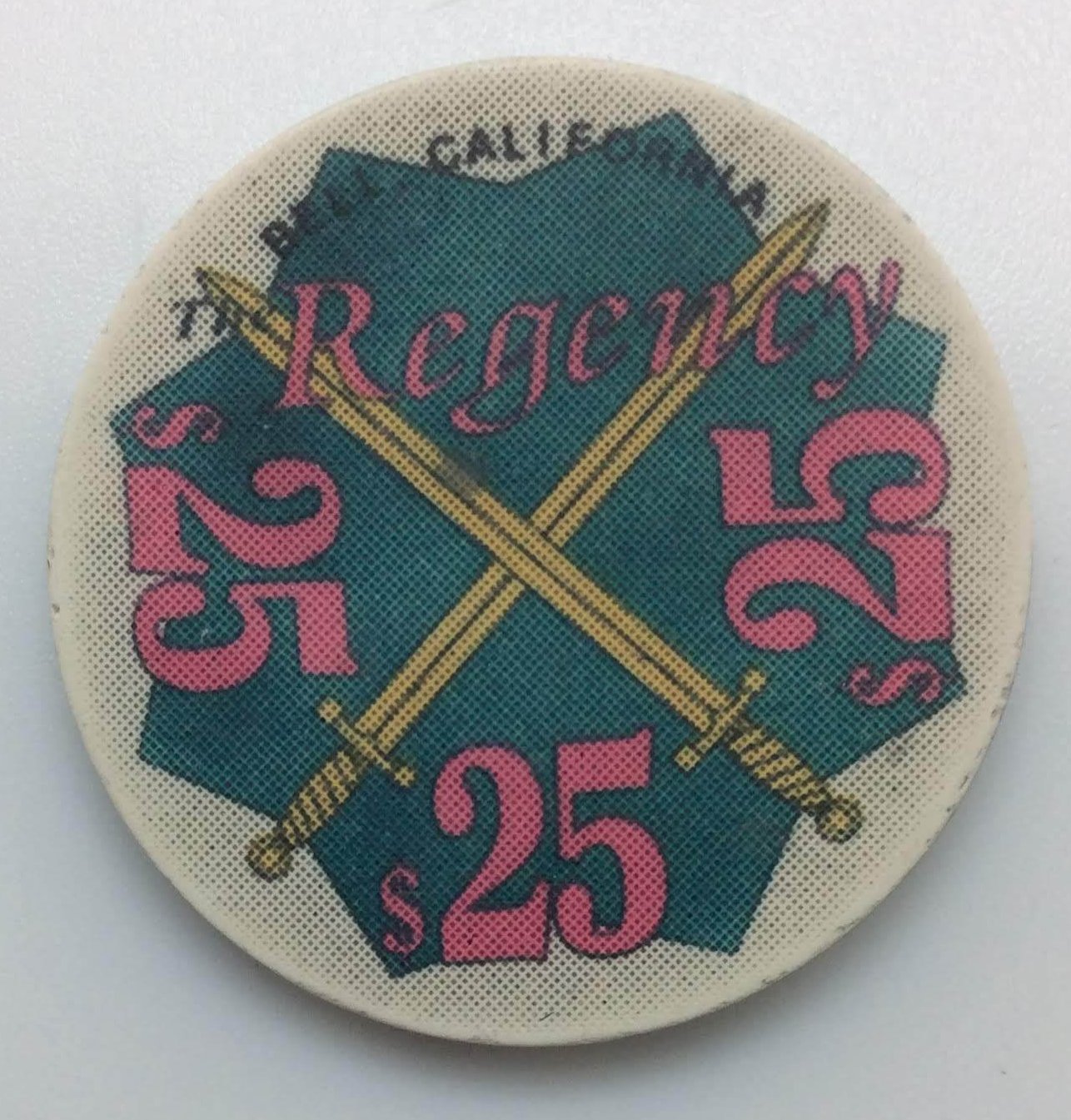 The Regency California Casino $25 Chip