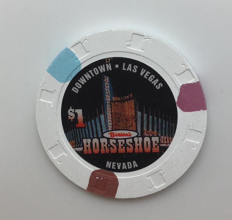 Binion's Horseshoe Casino Las Vegas Nevada $1 Chip 2004