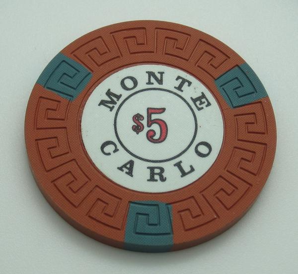 Set of 300 Monte Carlo $1-$5-$25 Casino Chips Reno Nevada 1970s