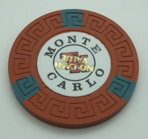 Set of 300 Monte Carlo $1-$5-$25 Casino Chips Reno Nevada 1970s