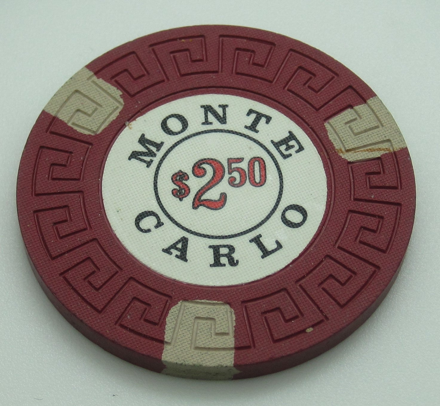 Monte Carlo Casino Reno Nevada $2.50 Chip 1975