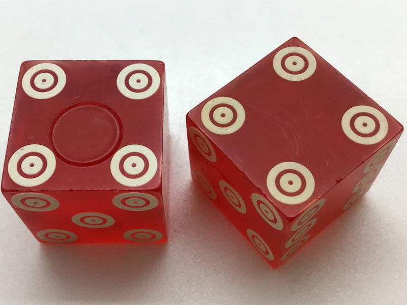 Golden Gate Casino Las Vegas Nevada Red Dice Pair Vintage