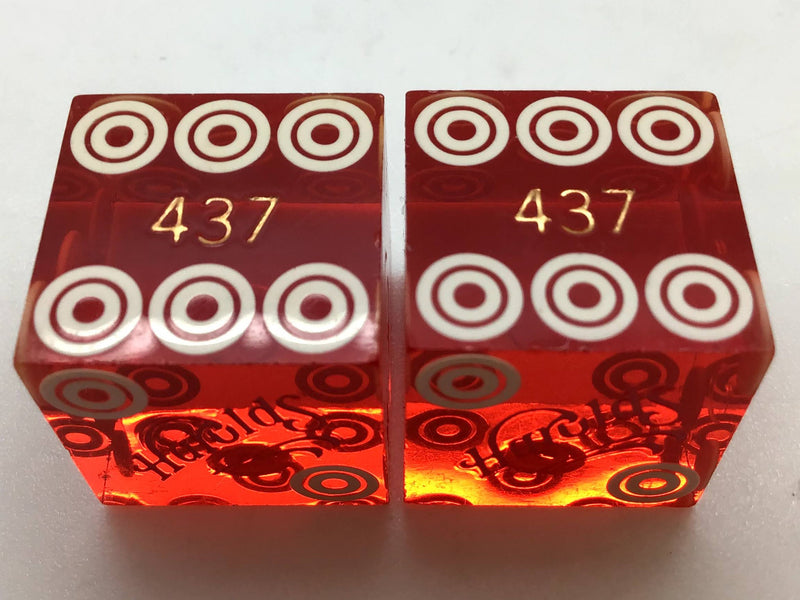 Harold's Club Casino Reno Nevada Red Dice Pair Vintage