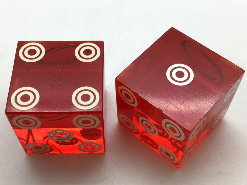 Harold's Club Casino Reno Nevada Red Dice Pair Vintage