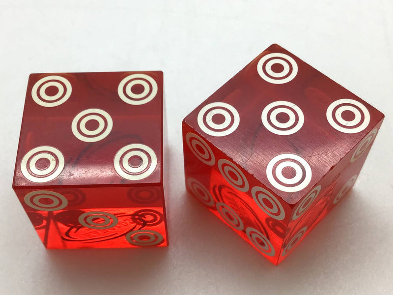 Harold's Club Casino Reno Nevada Red Dice Pair Vintage