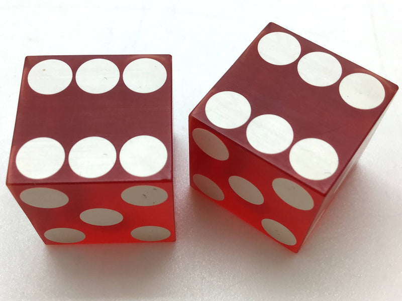 Holiday Casino Las Vegas Nevada Red Dice Pair Vintage