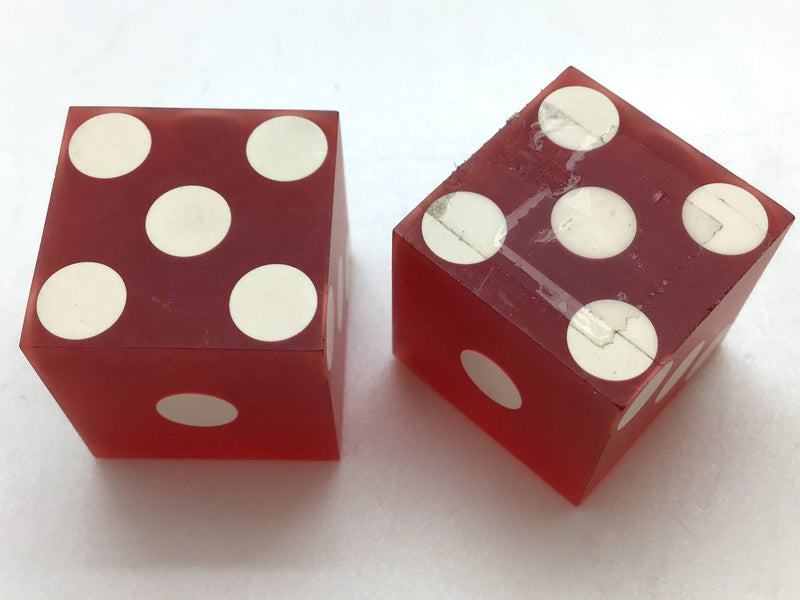 Hotel San Remo Nevada Red Dice Pair Vintage