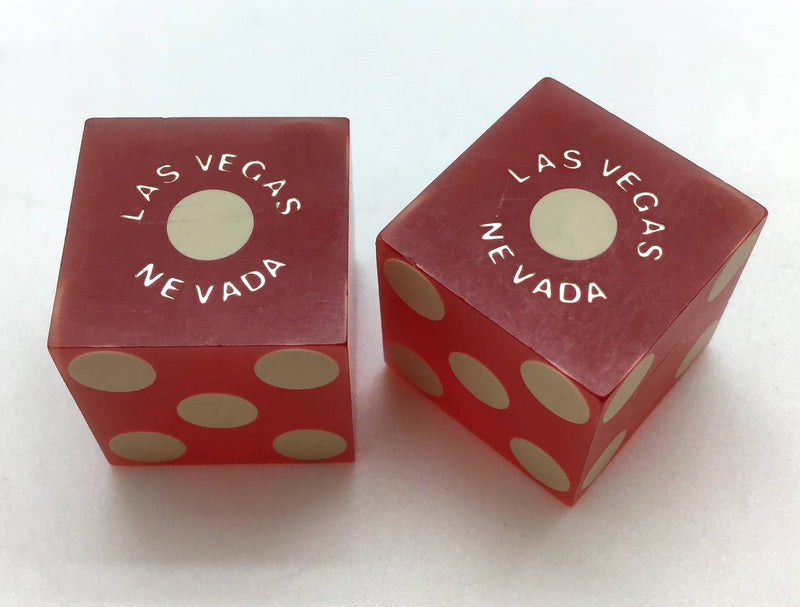 Landmark Casino Las Vegas Nevada Red Dice Pair