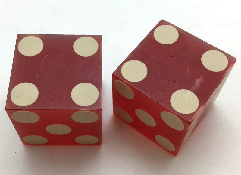 Landmark Casino Las Vegas Nevada Red Dice Pair