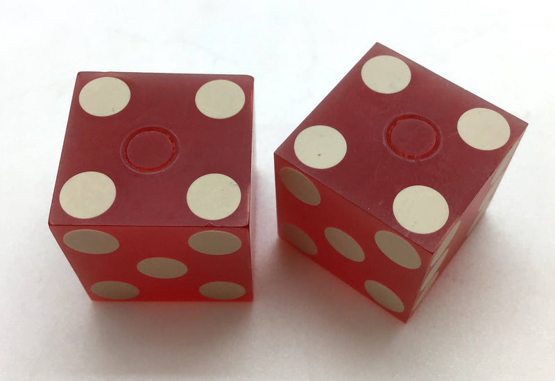 Las Vegas Club Nevada Red Dice Pair