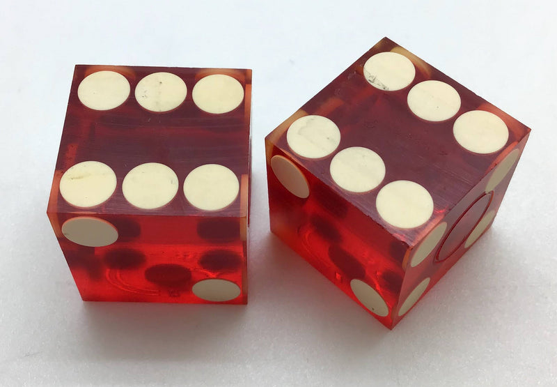 Luxor Las Vegas Nevada Red Dice Pair