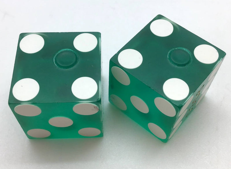 Margaritaville Las Vegas Nevada Green Dice Pair