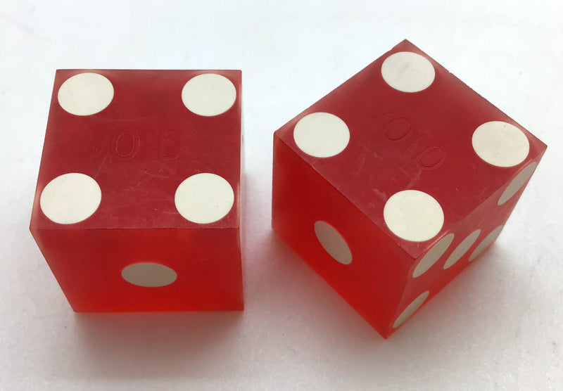 Primadonna Casino Primm Nevada Dice Pair Red