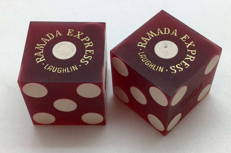 Ramada Express Casino Las Vegas Nevada Dice Pair Red