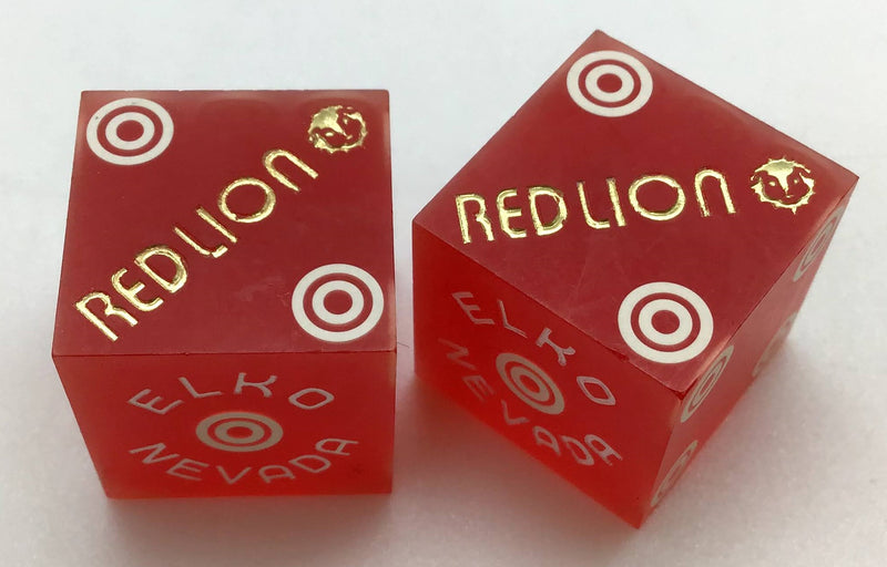 Red Lion Casino Elko Nevada Dice Pair Red