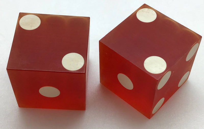 Riverside Casino Laughlin Nevada Dice Pair Red