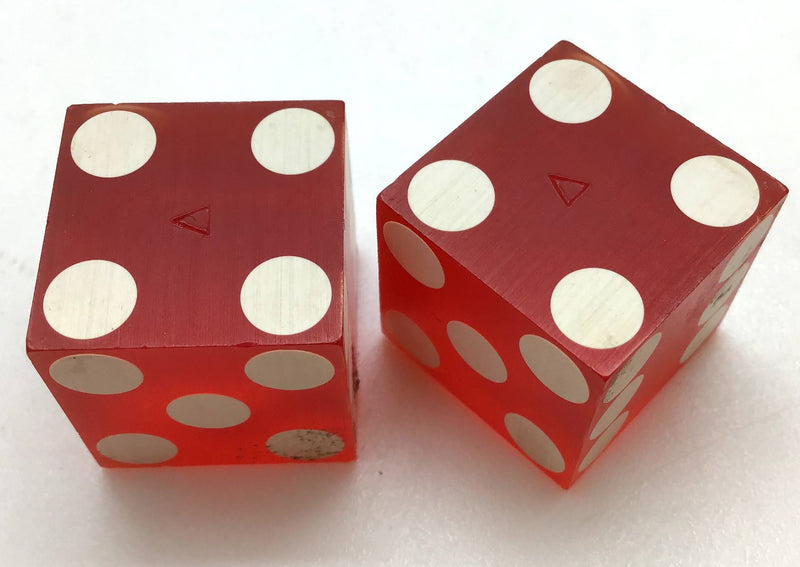 Riviera Casino Las Vegas Nevada Dice Pair Red