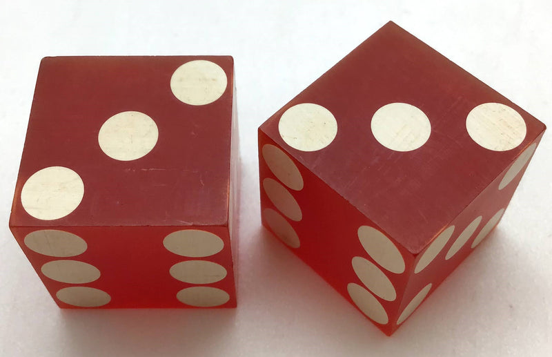 Sahara Casino Las Vegas Nevada Dice Pair Red