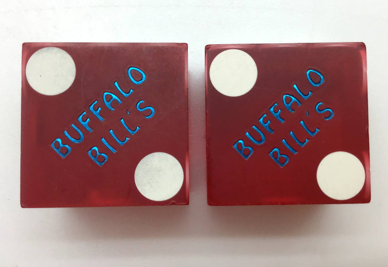 Buffalo Bill's Casino Las Vegas Used Pair of Dice