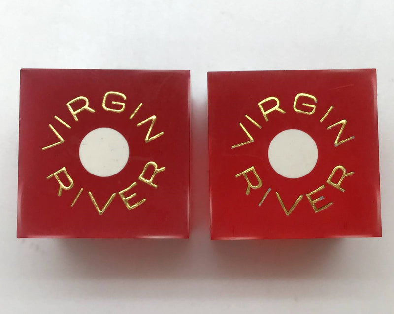 Virgin River Casino Las Vegas Used Pair of Dice