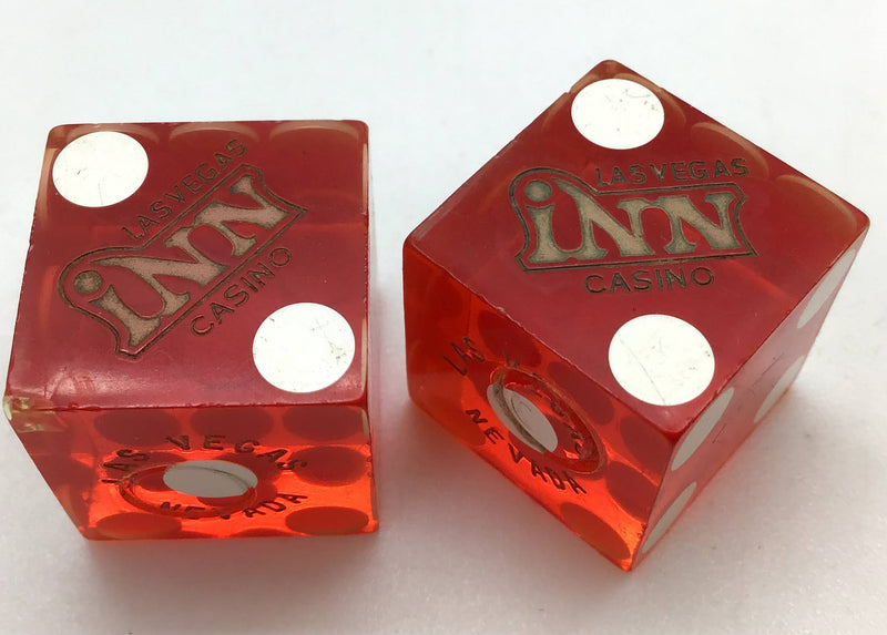 Las Vegas Inn Casino Las Vegas Nevada Dice Pair Red