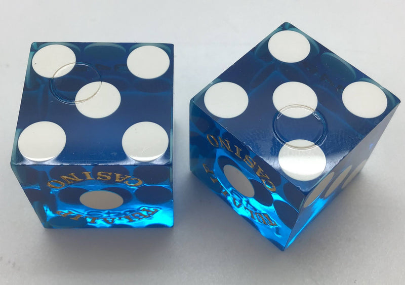 Tulalip Casino Resort Tulalip, Washington Blue Dice Pair Matching Logo