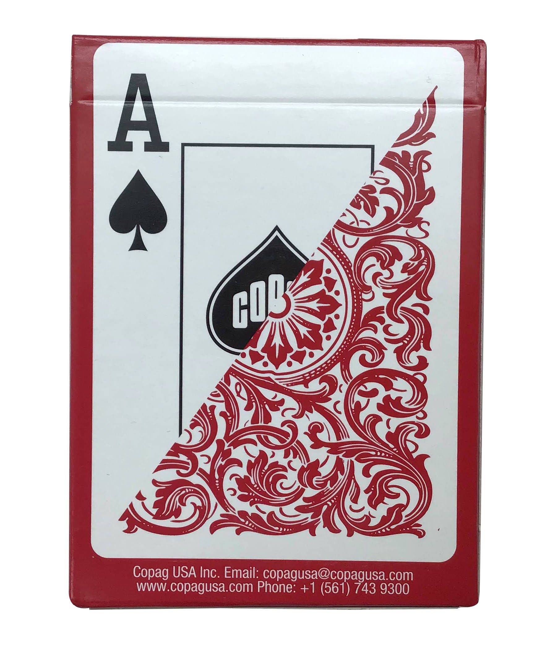 Copag Elite 100% Plastic Single Deck Poker Size Jumbo Index