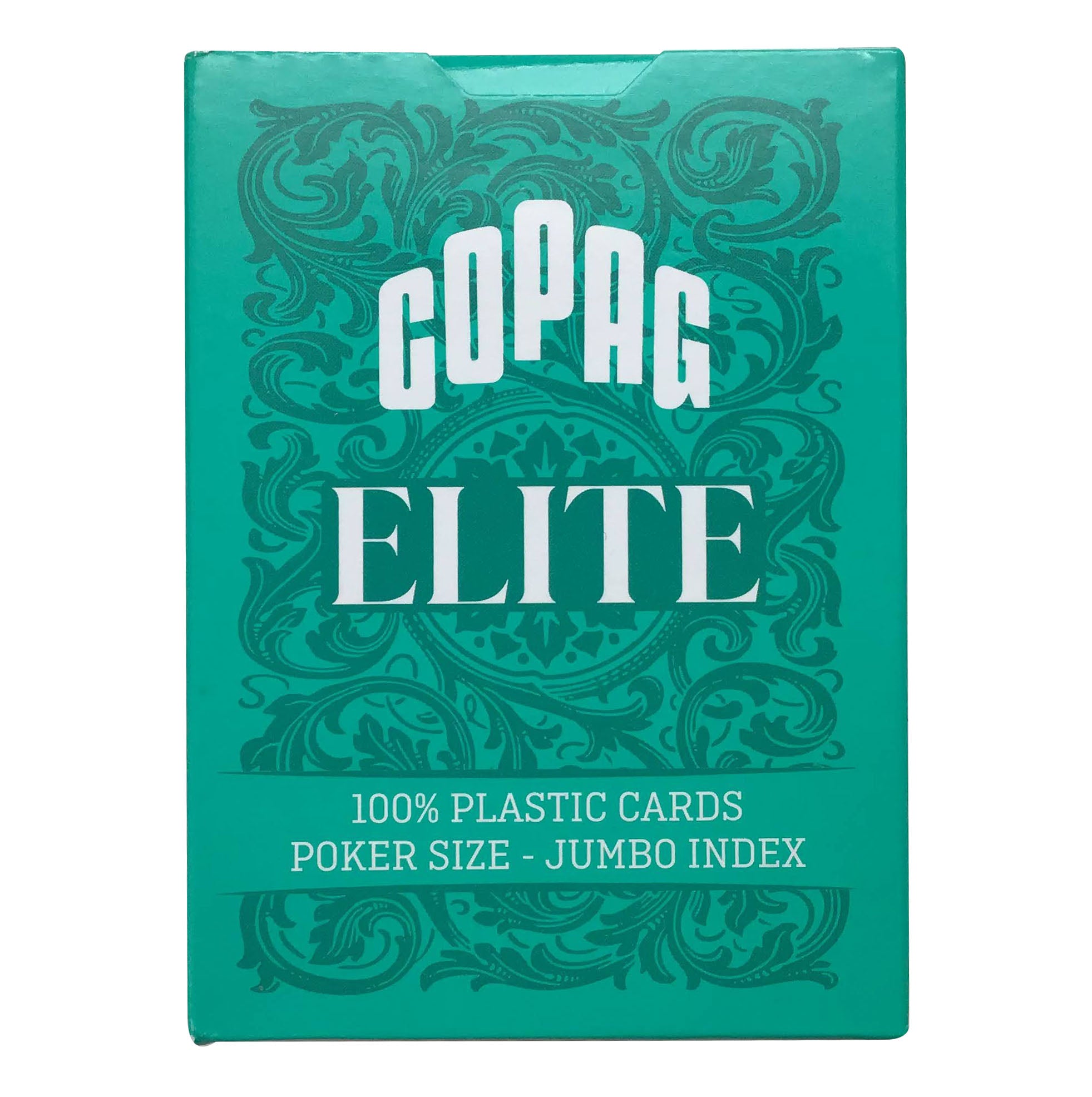 Copag Elite 100% Plastic Single Deck Poker Size Jumbo Index